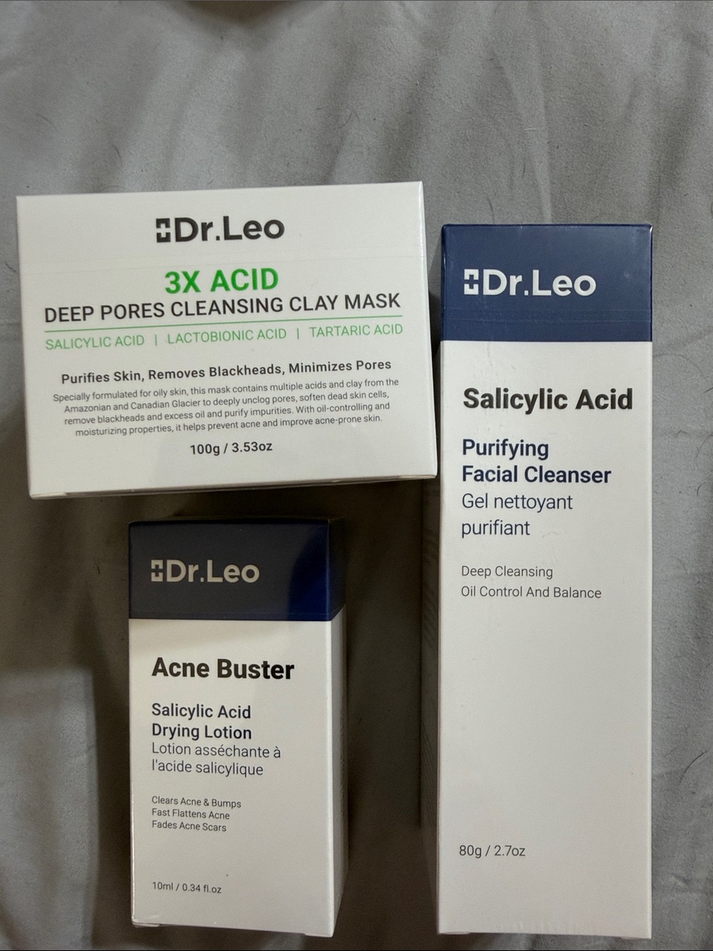 Dr Leo Skincare set